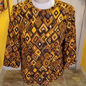 Vintage, mod, psychedelic jacket (60's)